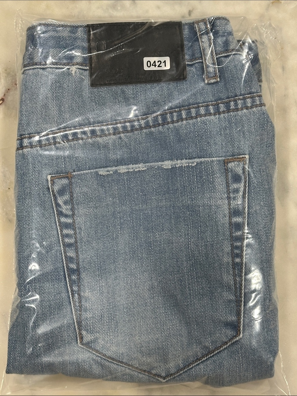 One Teaspoon 2020 MIGH WAIST/ LONG RISE SUPER FITTED MID LEIGTH Sz 29 frayed - Picture 15 of 15
